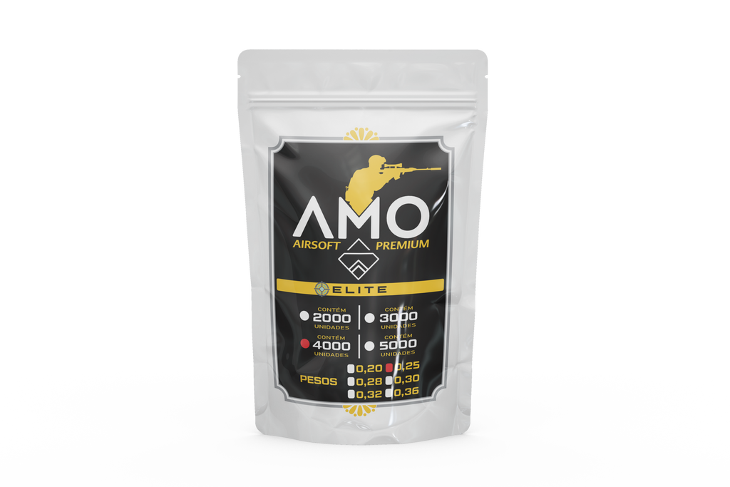 BBS 0.25 AMO AIRSOFT PREMIUM 4000 UN