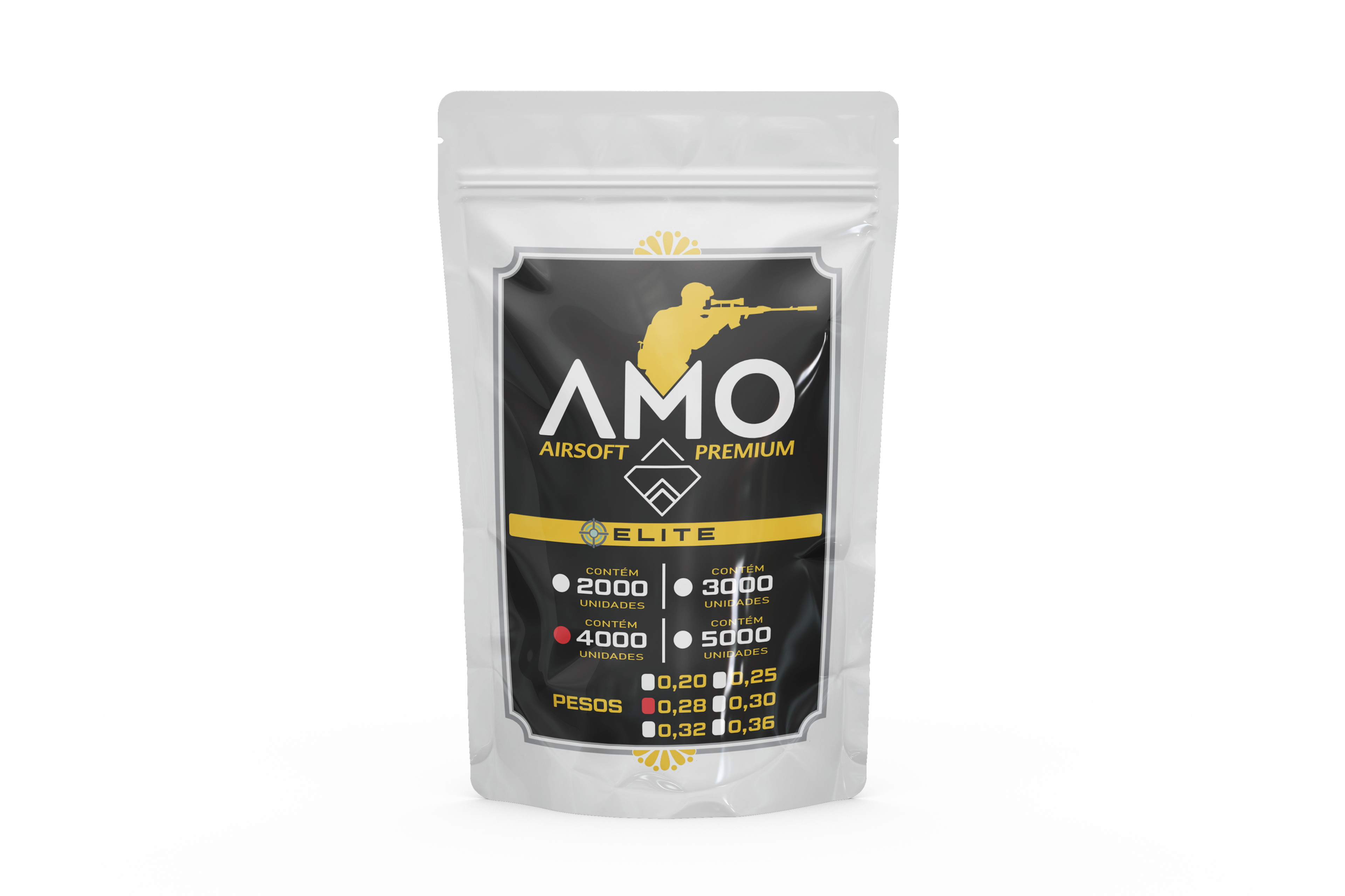 BBS 0.25 AMO AIRSOFT PREMIUM 4000 UN