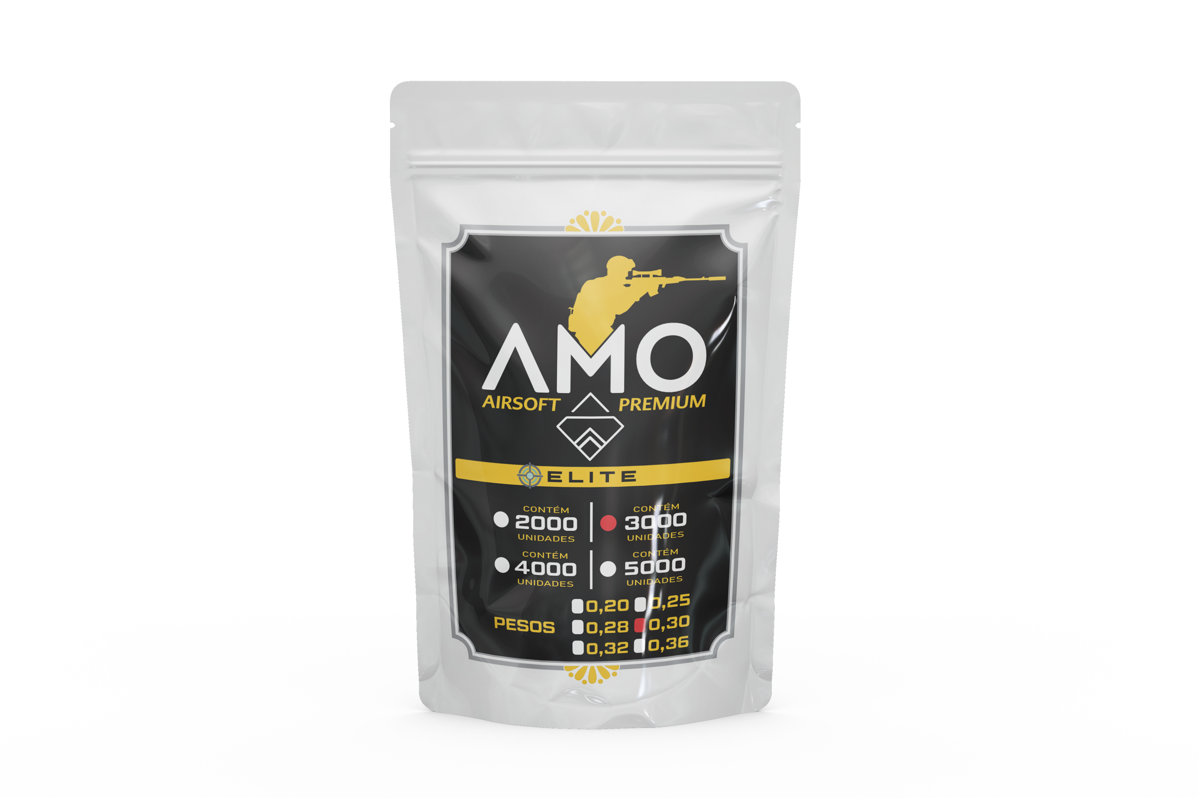 BBS 0.30 AMO AIRSOFT PREMIUM - 3000 UN
