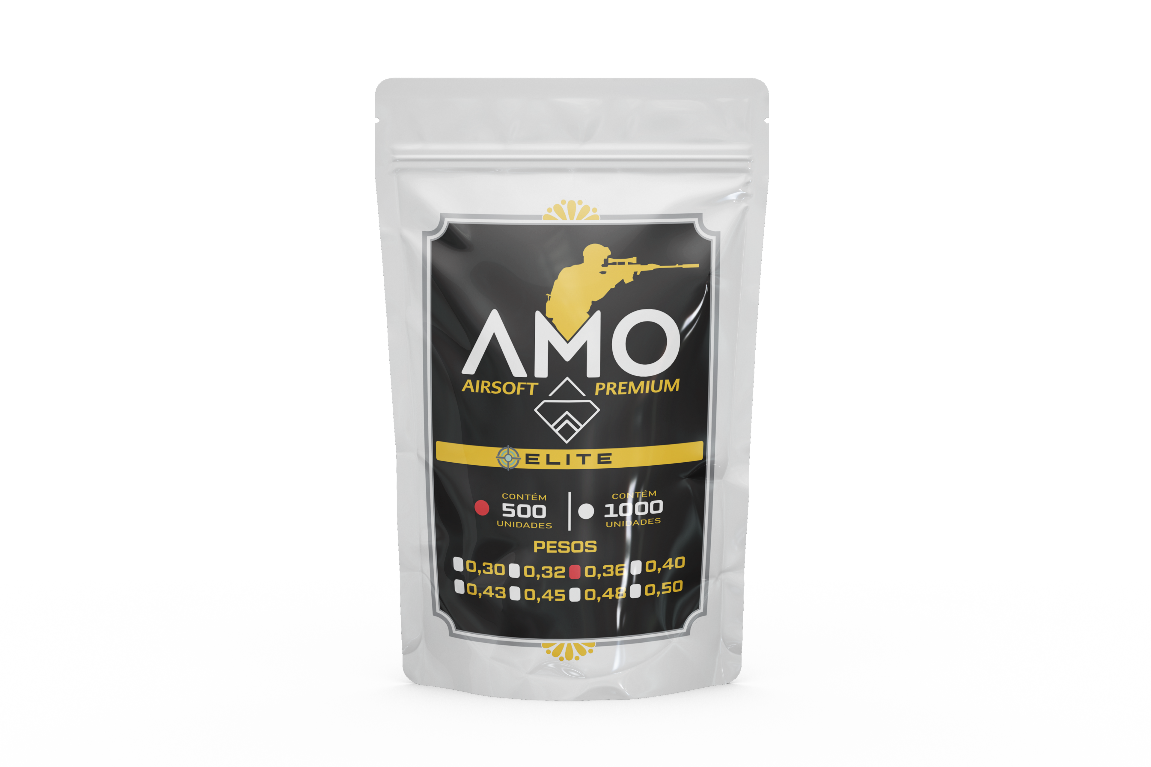 BBS 0.36 AMO AIRSOFT PREMIUM - 500 UN