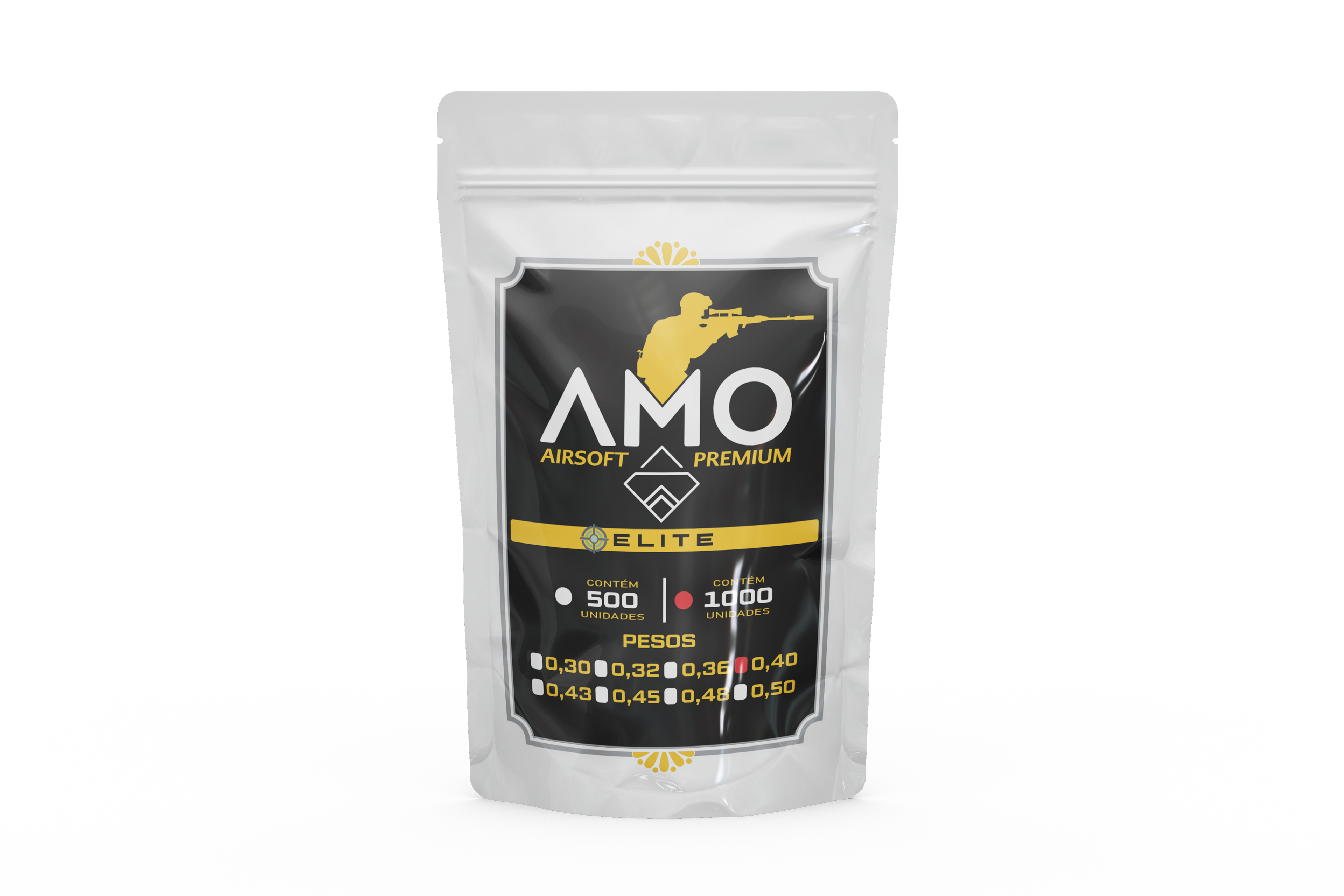BBS 0.40 AMO AIRSOFT PREMIUM - 1000 UN