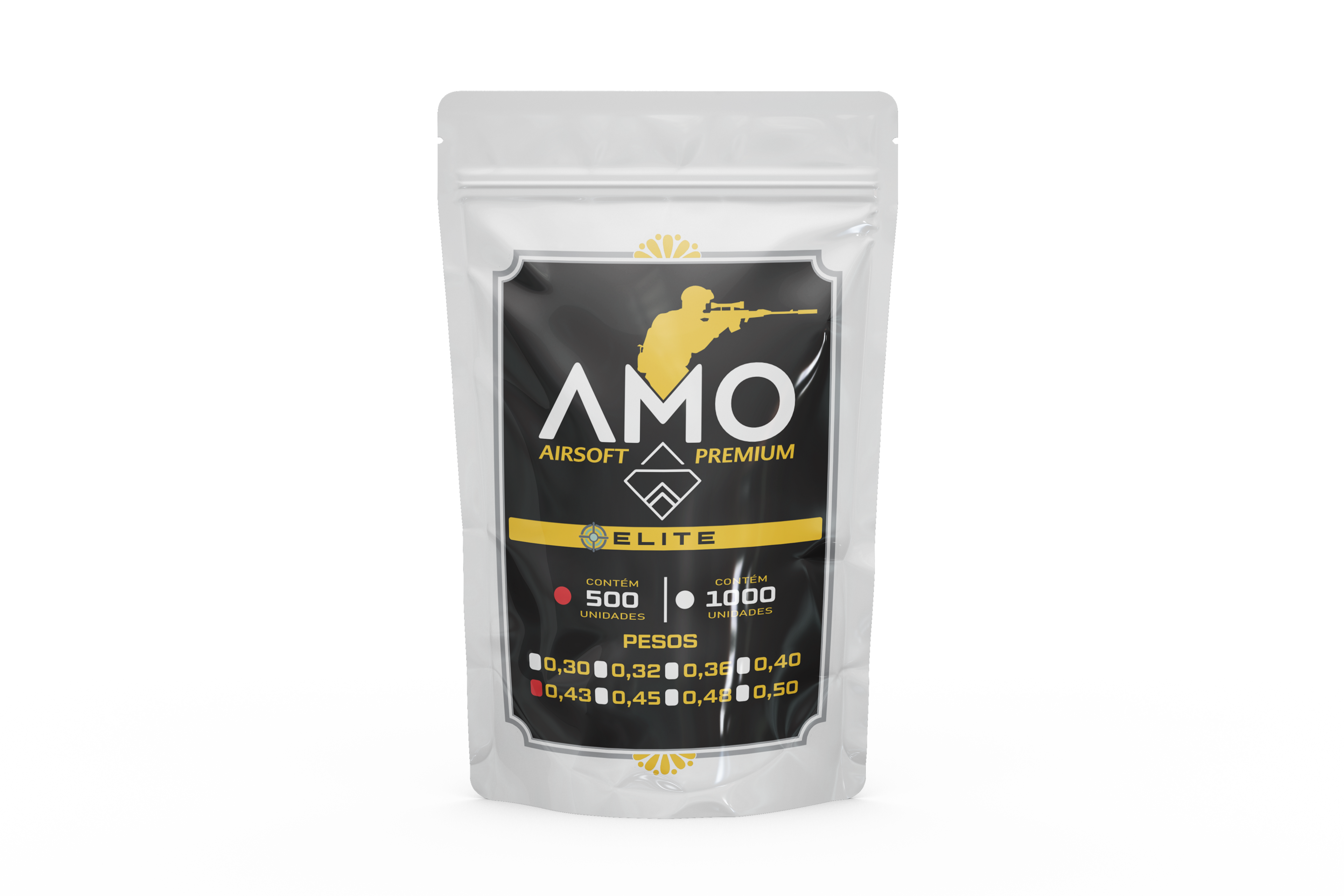 BBS 0.43 AMO AIRSOFT PREMIUM - 500 UN