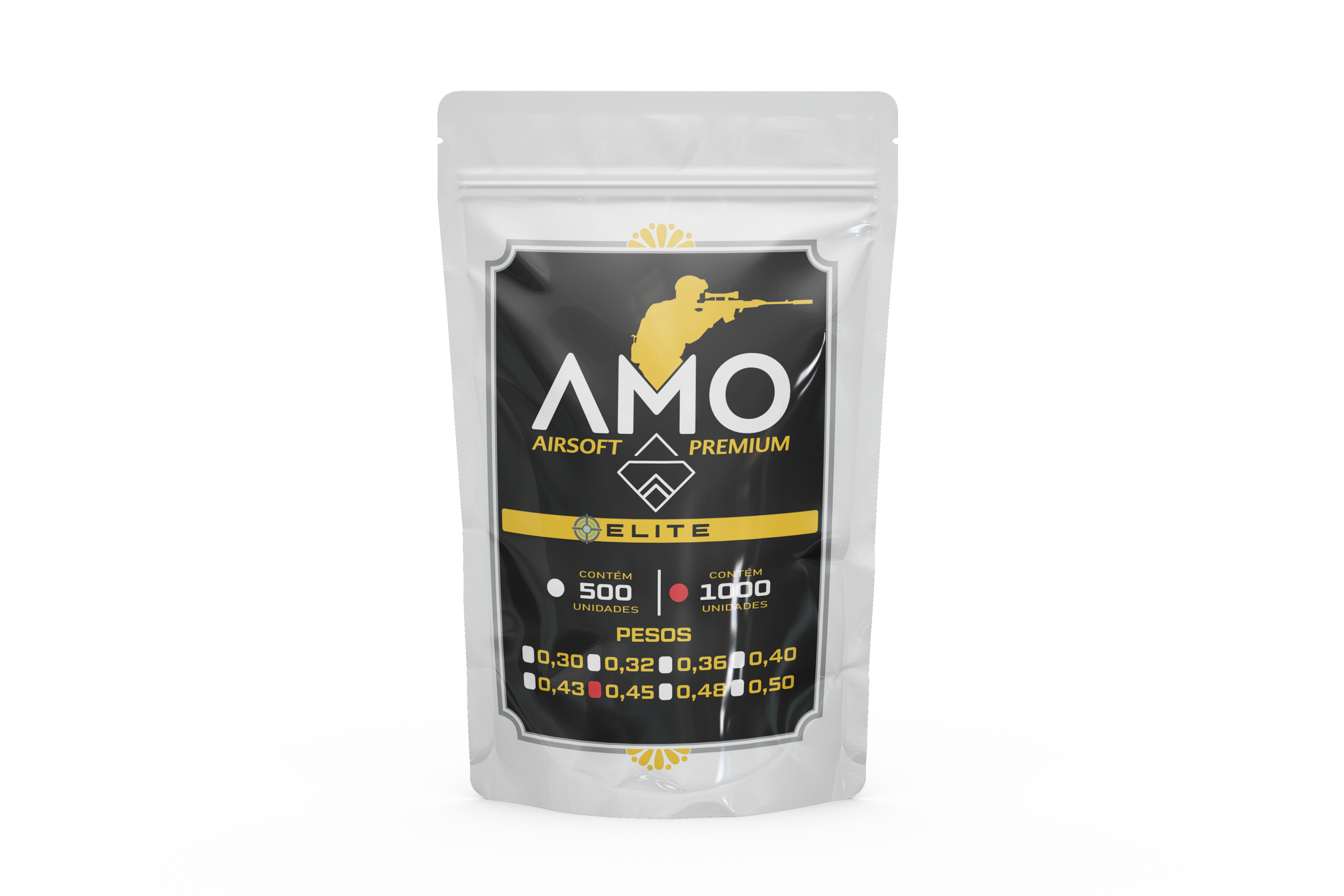BBS 0.45 AMO AIRSOFT PREMIUM - 1000 UN
