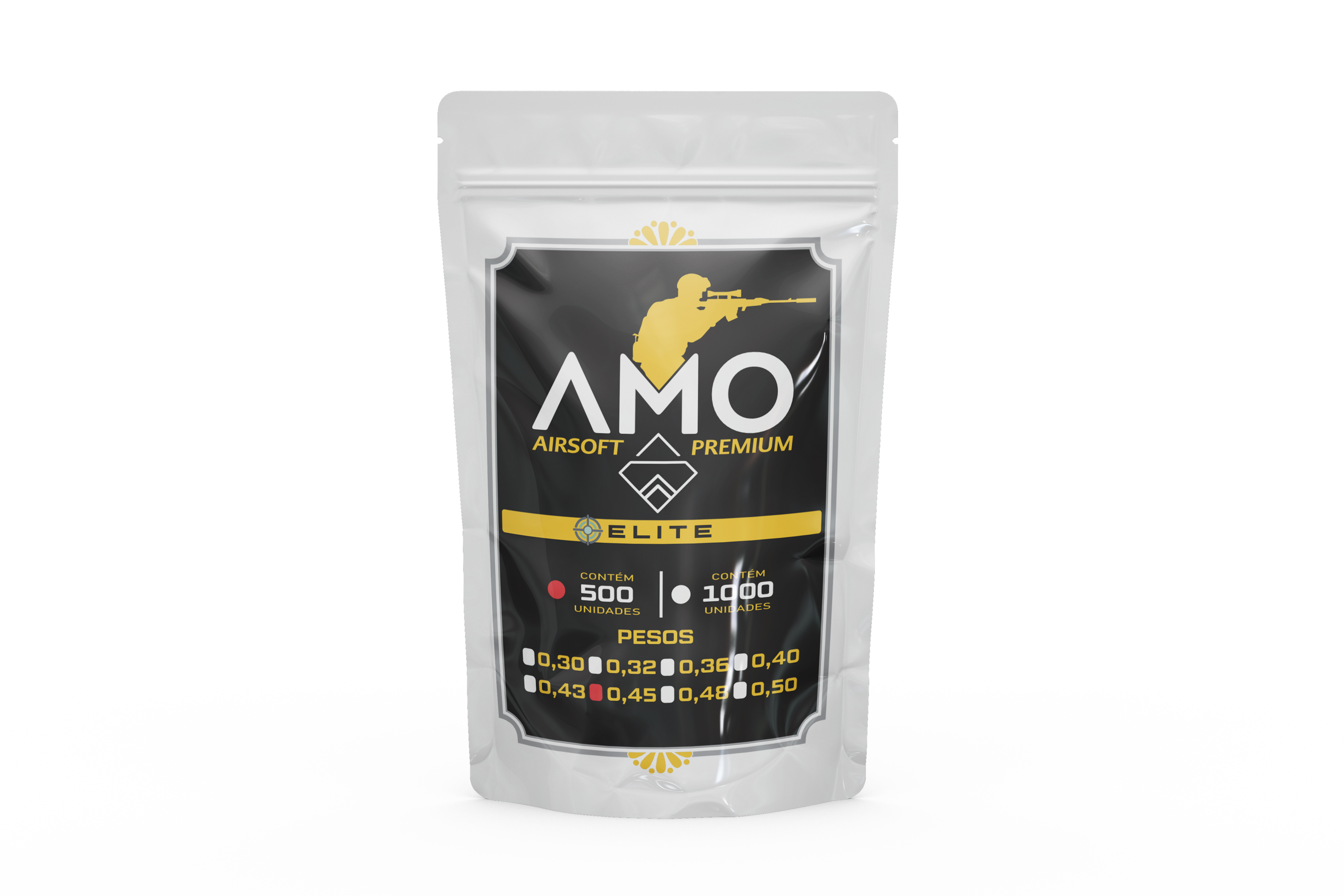 BBS 0.45 AMO AIRSOFT PREMIUM - 500 UN