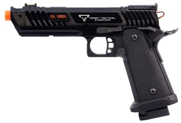 TARAN TACTICAL JAG PRECISION ARMY ARMAMENT GBB HI-CAPA JW4 TTI PIT VIPER STANDARD BLOWBACK AIRSOFT PISTOL BLACK
