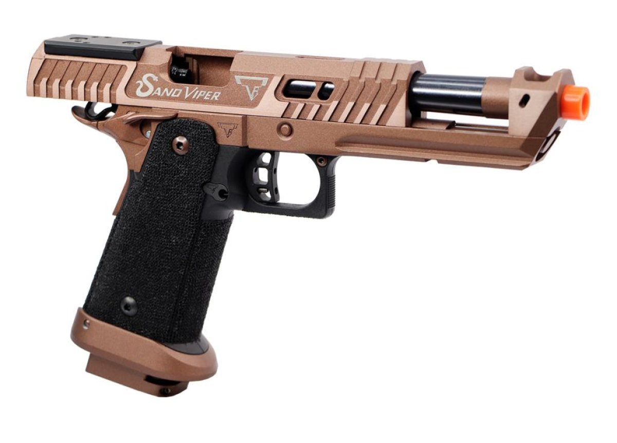 AIRSOFT PISTOL BRONZE TARAN ARMY ARMAMENT GBB HI-CAPA SAND VIPER 6MM