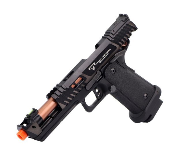 TARAN TACTICAL JAG PRECISION ARMY ARMAMENT GBB HI-CAPA JW4 TTI PIT VIPER STANDARD BLOWBACK AIRSOFT PISTOL BLACK