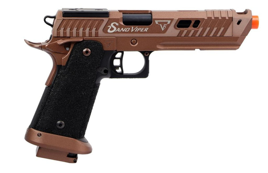 AIRSOFT PISTOL BRONZE TARAN ARMY ARMAMENT GBB HI-CAPA SAND VIPER 6MM