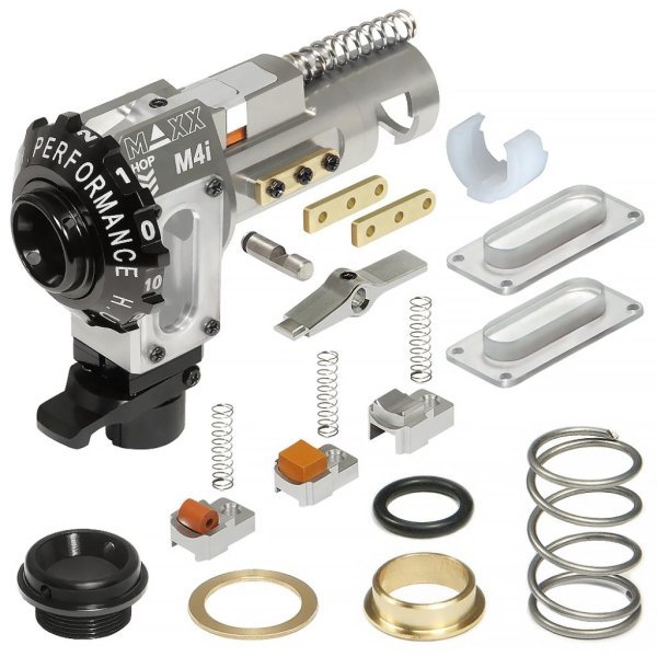 MAXX MODEL HOP-UP CHAMBER M4I - PRO CNC ALUMINUM FOR M4 / M16 SILVER