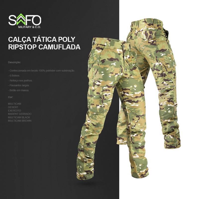 CALÇA TÁTICA POLY RIPSTOP SAFO