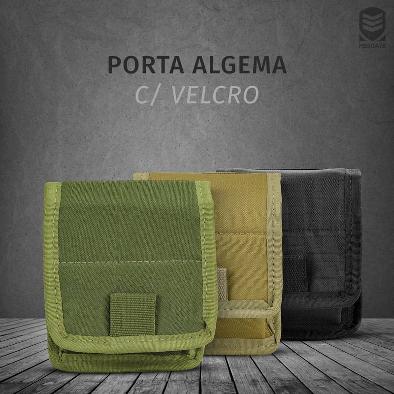 PORTA ALGEMA C VELCRO RESGATE