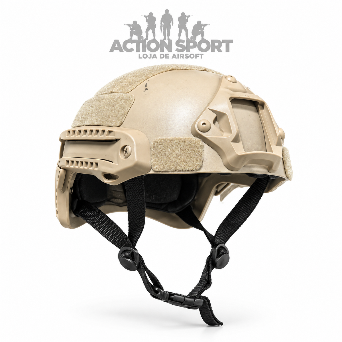 CAPACETE TÁTICO AIRSOFT TAN