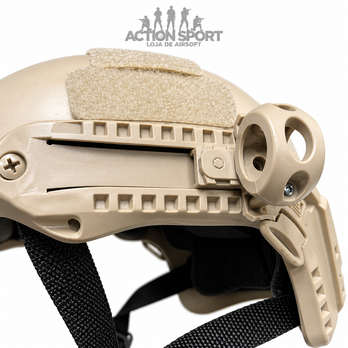 CAPACETE TÁTICO AIRSOFT TAN