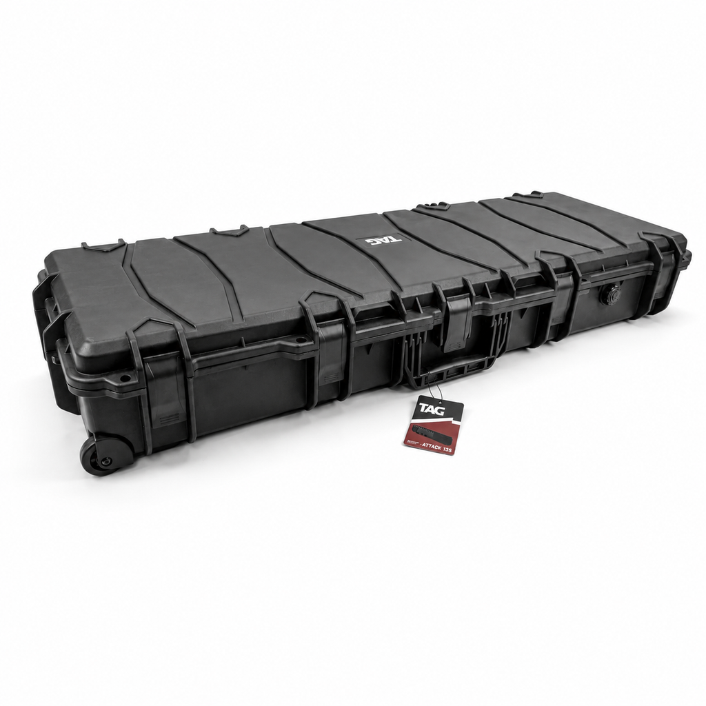 CASE RIGIDA DE PROTEÇÃO ATTACK PRETA 135X40X14CM TAG