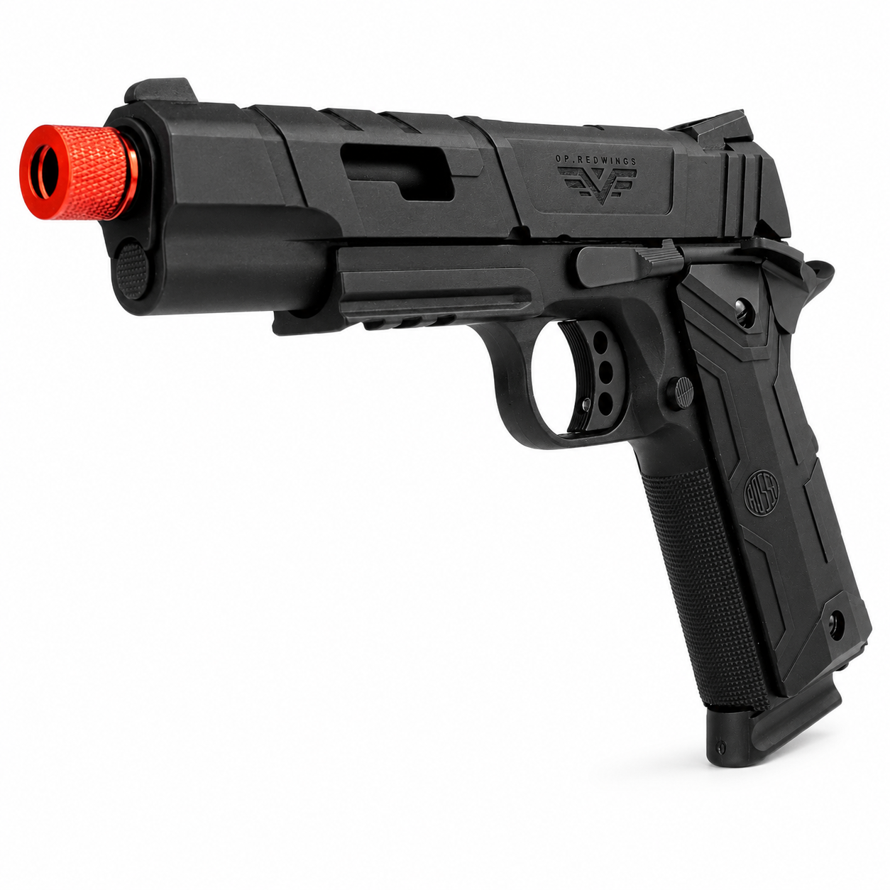 PISTOLA DE AIRSOFT ROSSI 1911 REDWINGS GBB BLOWBACK 6MM