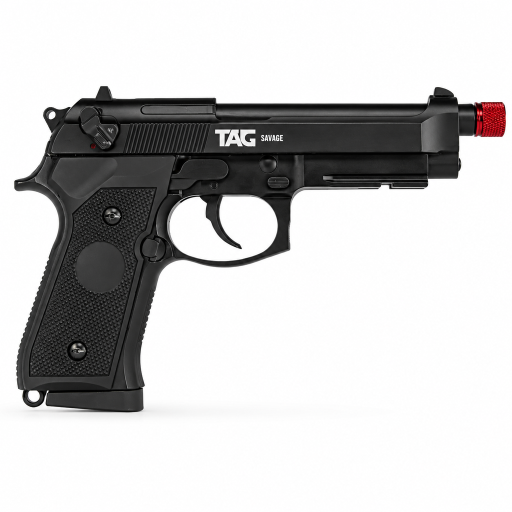 PISTOLA DE AIRSOFT TAG SAVAGE  GBB BLOWBACK 6MM