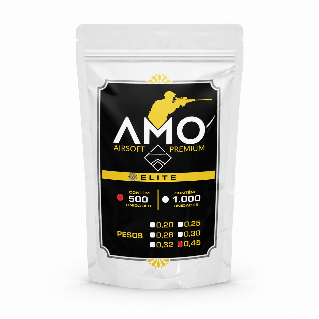 BBS 0.45 AMO AIRSOFT PREMIUM - 500 UN