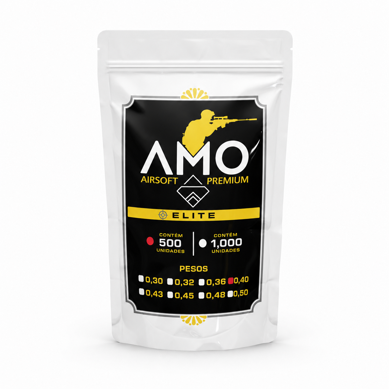 BBS 0.40 AMO AIRSOFT PREMIUM - 500 UN
