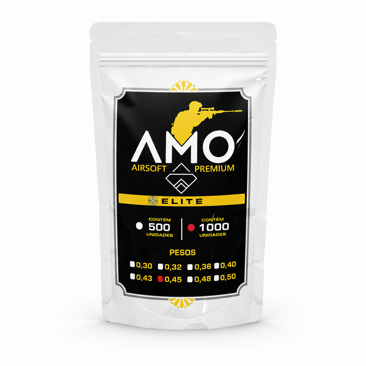 BBS 0.45 AMO AIRSOFT PREMIUM - 1000 UN