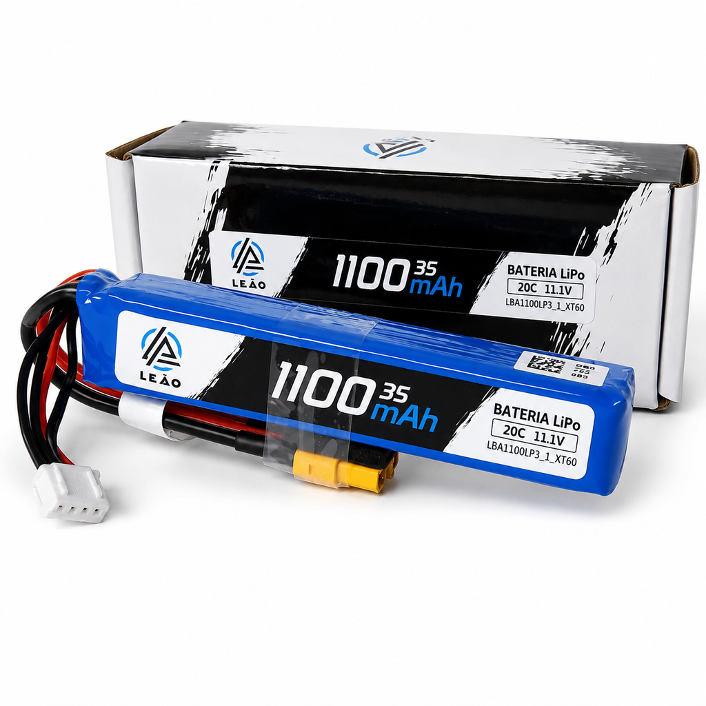 BATERIA LIPO LEÃO ULTRA 11.1V- 1100mAh-20C (XT60)