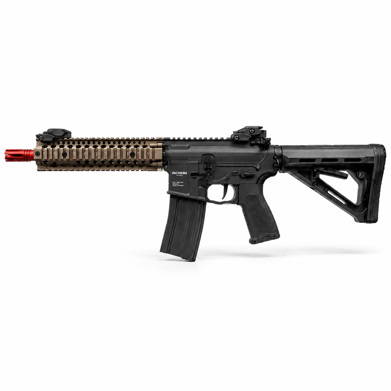 RIFLE DE AIRSOFT ELÉTRICO AR15 ROSSI NEPTUNE 9 MARSOC 6MM