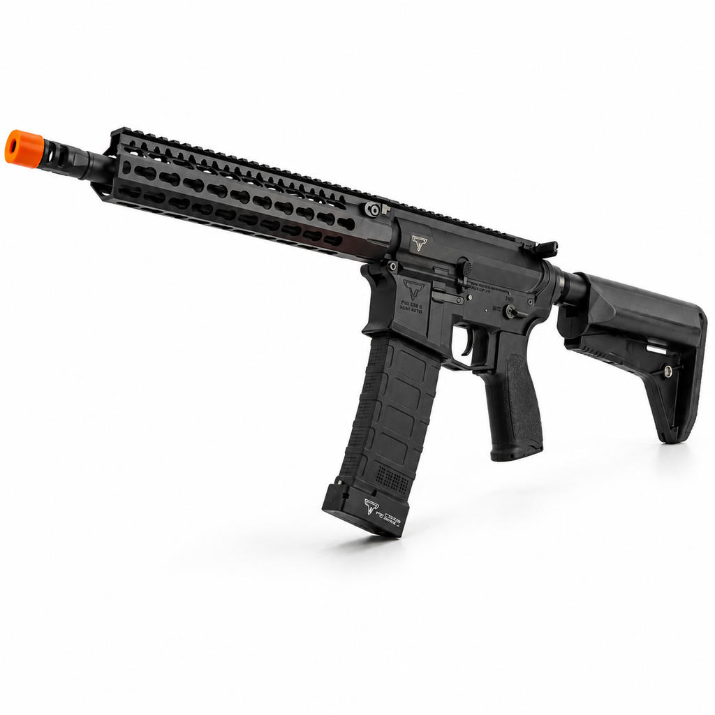 RIFLE DE AIRSOFT ELÉTRICO CYMA TARAN TACTICAL TR-1 ULTRALIGHT KEYMOD 10" PRETO – 6MM