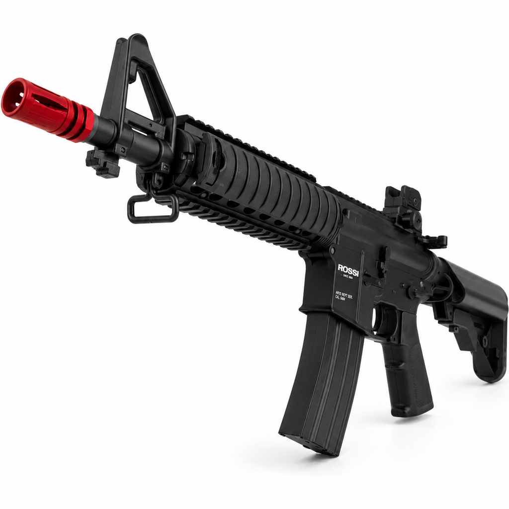RIFLE DE  AIRSOFT ROSSI SENTINEL M4 CQB-R FULL METAL ELÉT. 6MM
