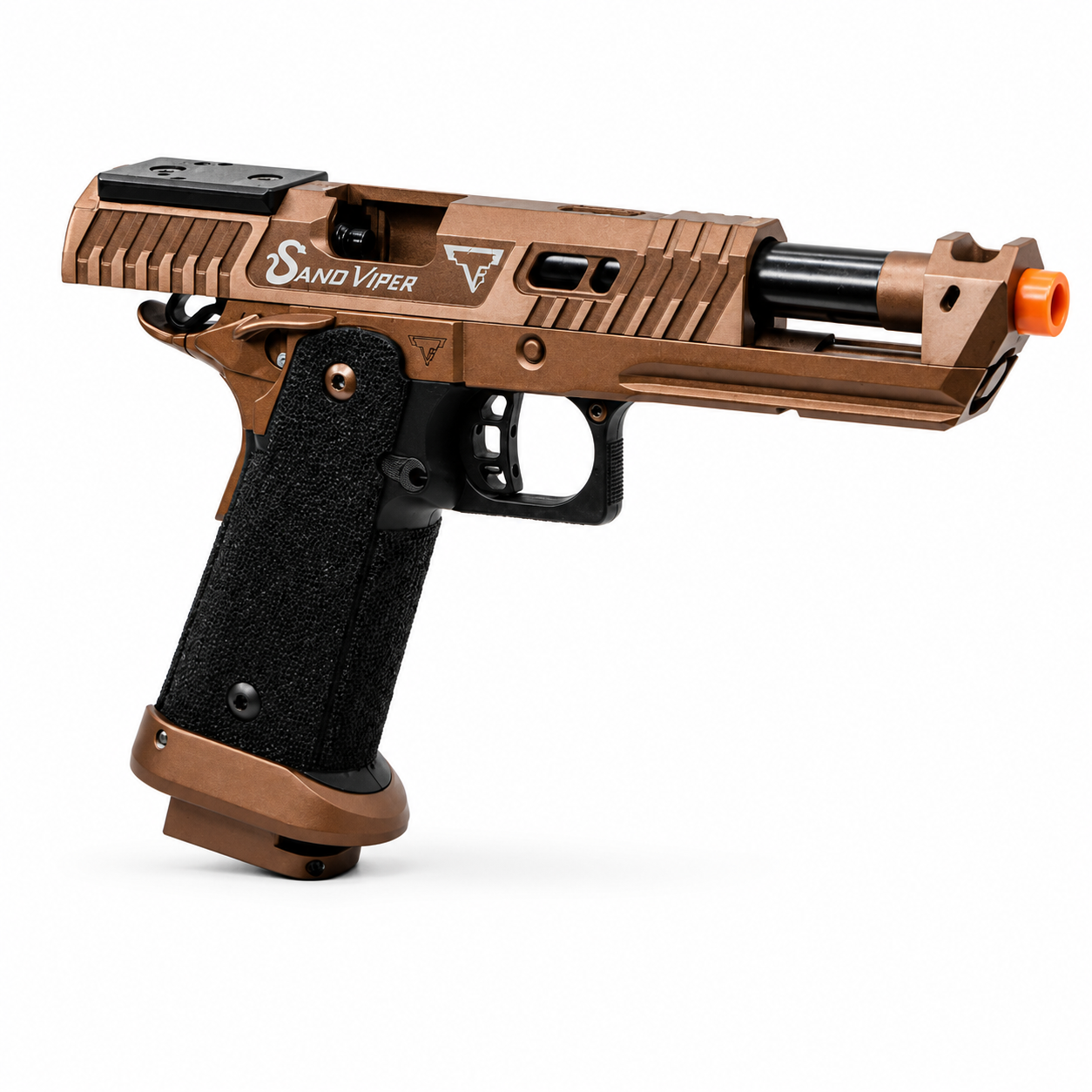 PISTOLA DE AIRSOFT BRONZE TARAN ARMY ARMAMENT GBB HI-CAPA SAND VIPER 6MM