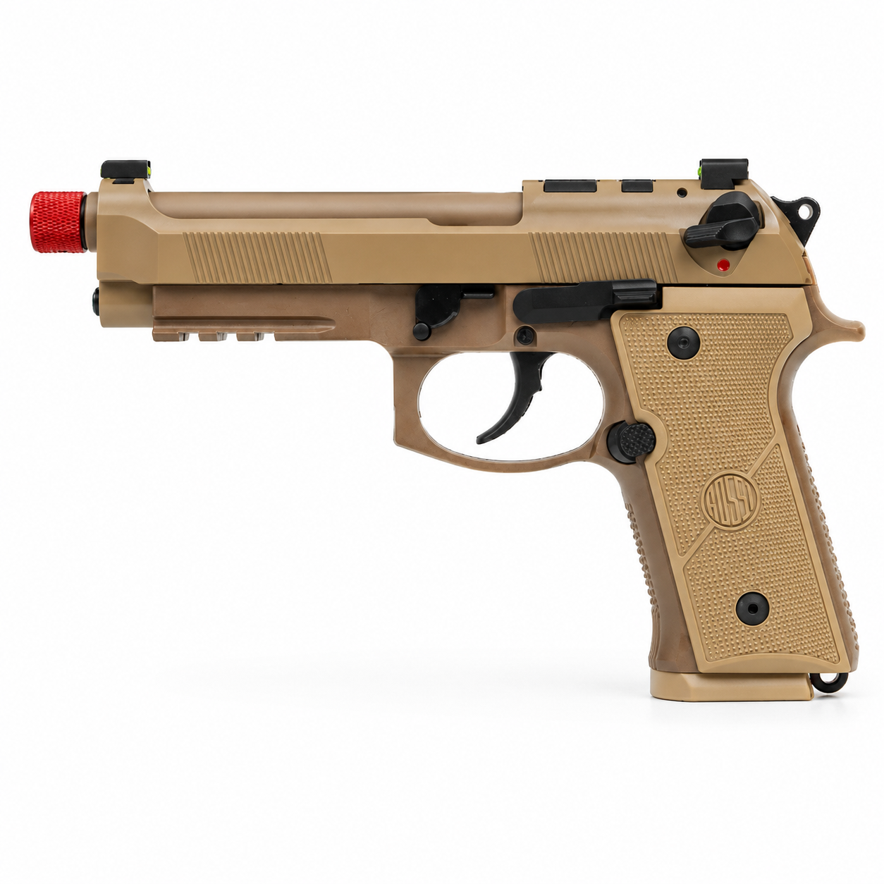 PISTOLA DE AIRSOFT GBB ROSSI M9A4 TAN BLOWBACK 6MM