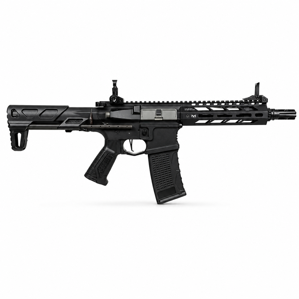 RIFLE DE AIRSOFT ELÉTRICO G&G CM16 SRS 7"M-LOK BLACK 6MM