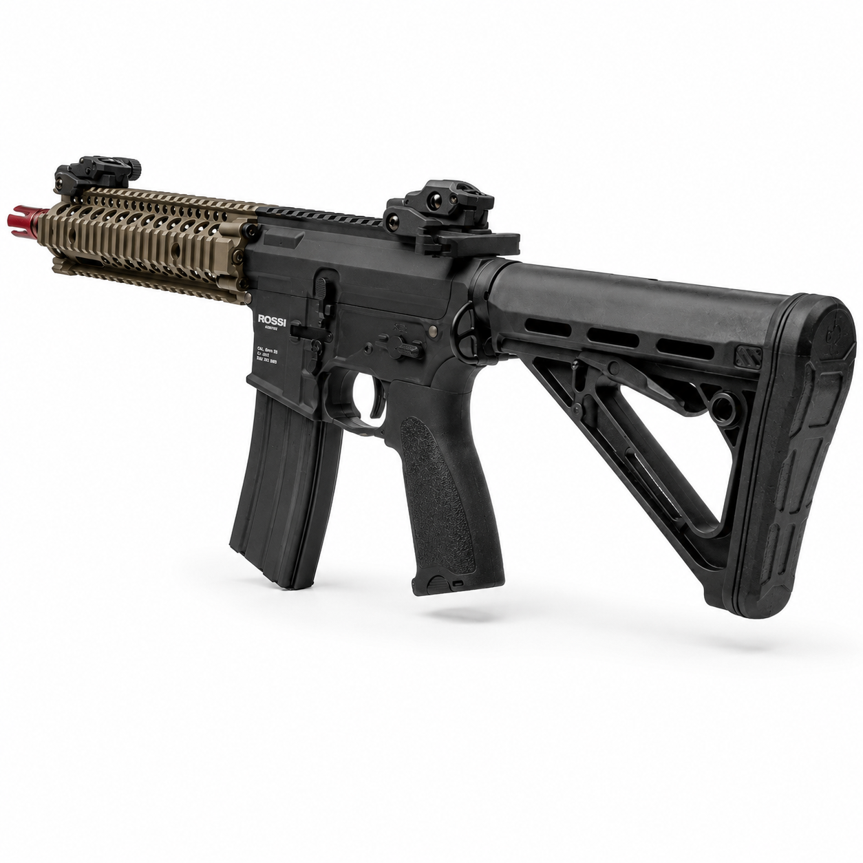 RIFLE DE AIRSOFT ELÉTRICO AR15 ROSSI NEPTUNE 9 MARSOC 6MM