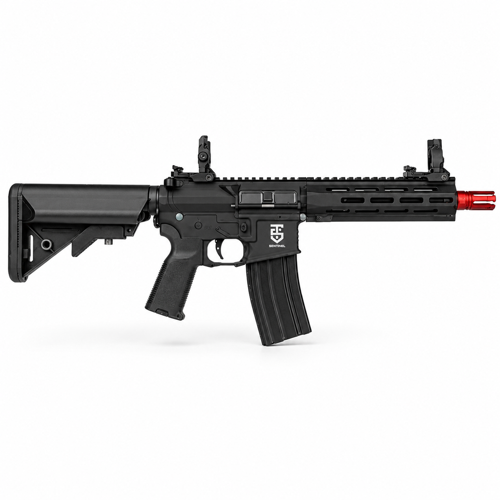 RIFLE DE AIRSOFT ELÉTRICO AR15 ROSSI SENTINEL 8" M-LOK 6MM