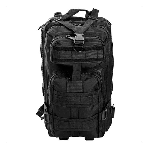 BOLSA TÁTICA MILITAR PRETA 30L