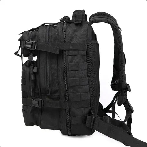BOLSA TÁTICA MILITAR PRETA 30L