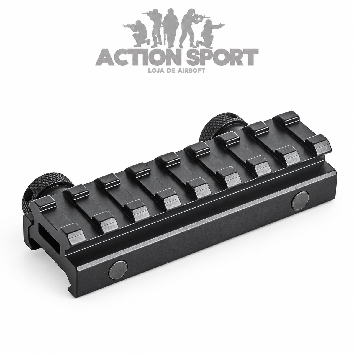 ELEVADOR DE TRILHO MPF 8 SLOTS PRETO