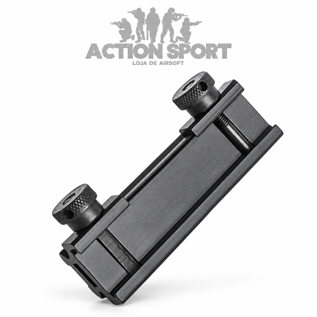 ELEVADOR DE TRILHO MPF 8 SLOTS PRETO