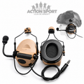 FONE TÁTICO WADSN COMTAC II P/ CAPACETE VERSÃO 2 DESERTO