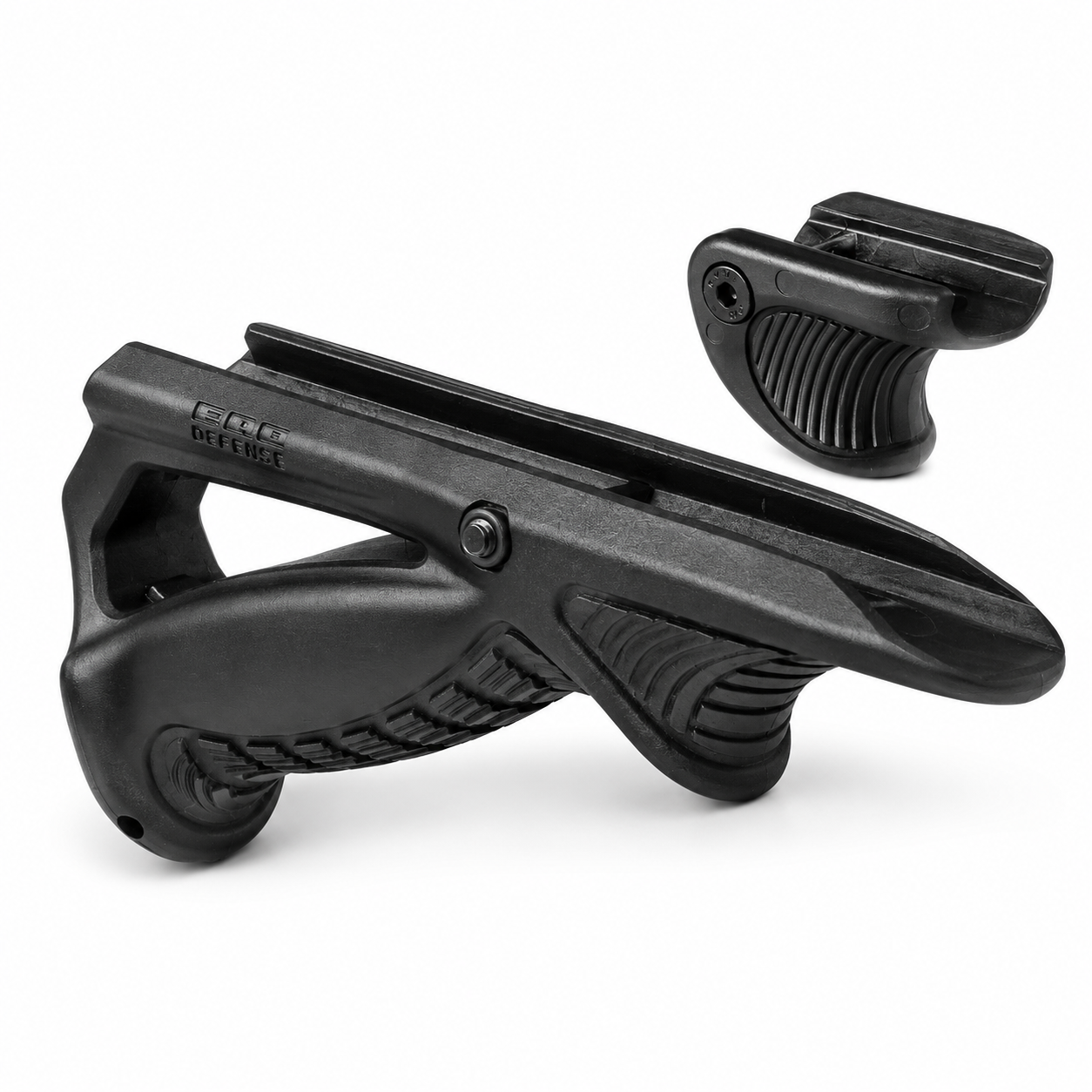 FRONT GRIP ANGULAR PTK COM APOIO DE POLEGAR PRETO