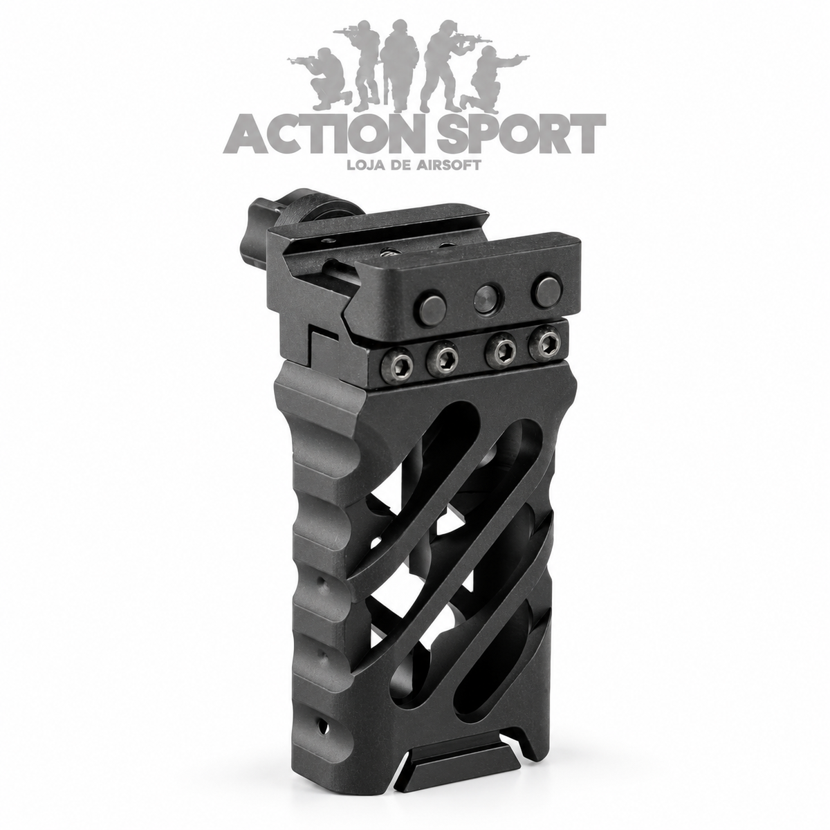 FRONT GRIP VERTICAL METAL PRETO APS