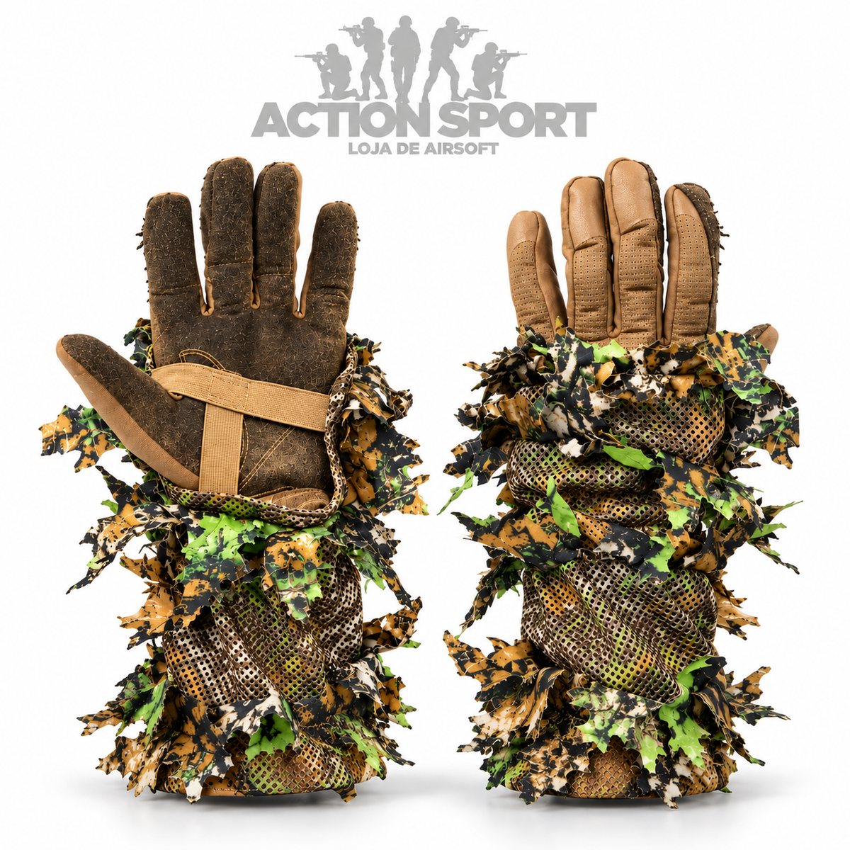 GHILLIE SUIT BLACKWOLF 3D AMBER COMPLETO – JAQUETA, CALÇA E BOONIE