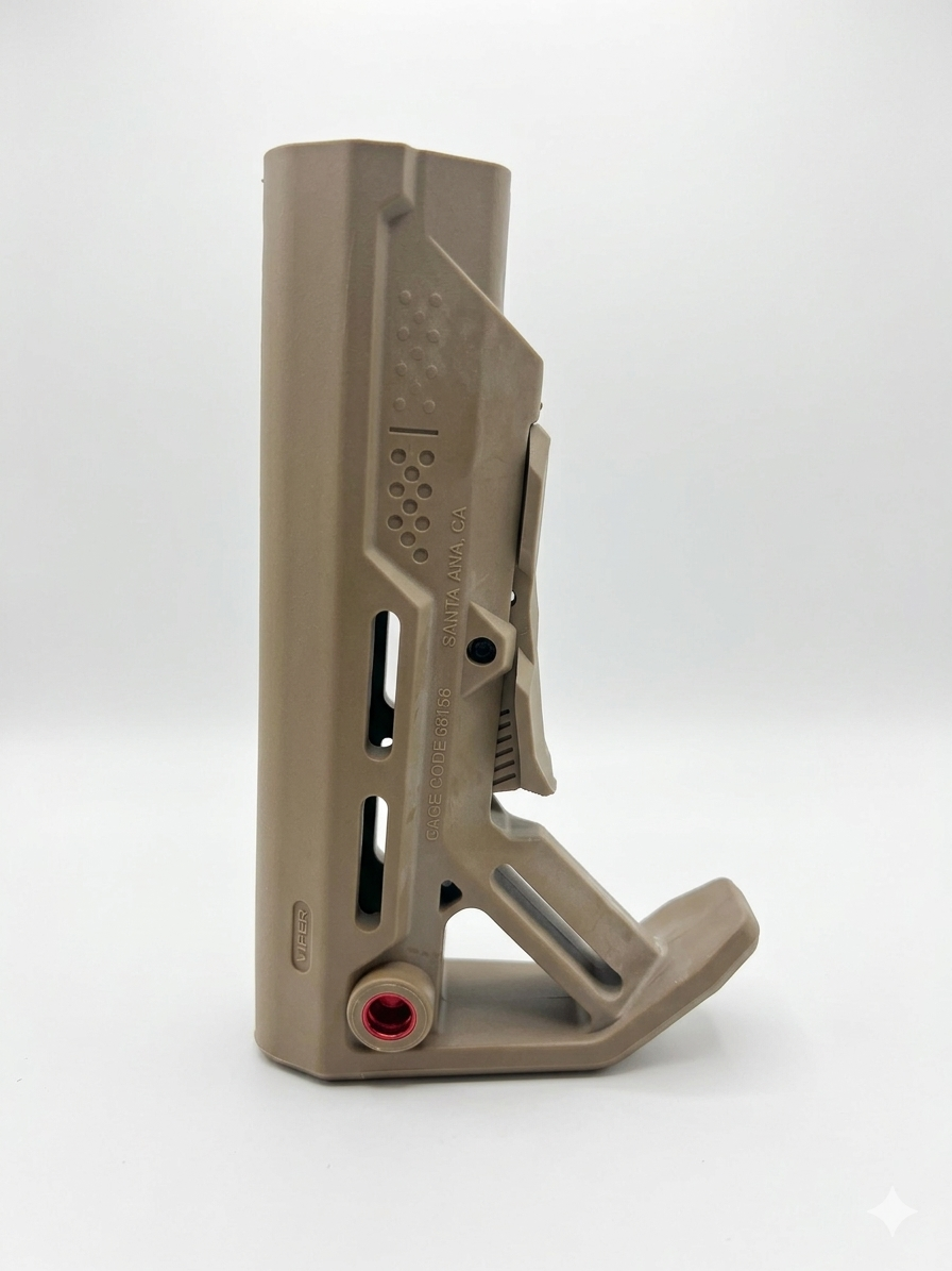 Coronha/Stock Airsoft Mod. VIPER Polímero - TAN