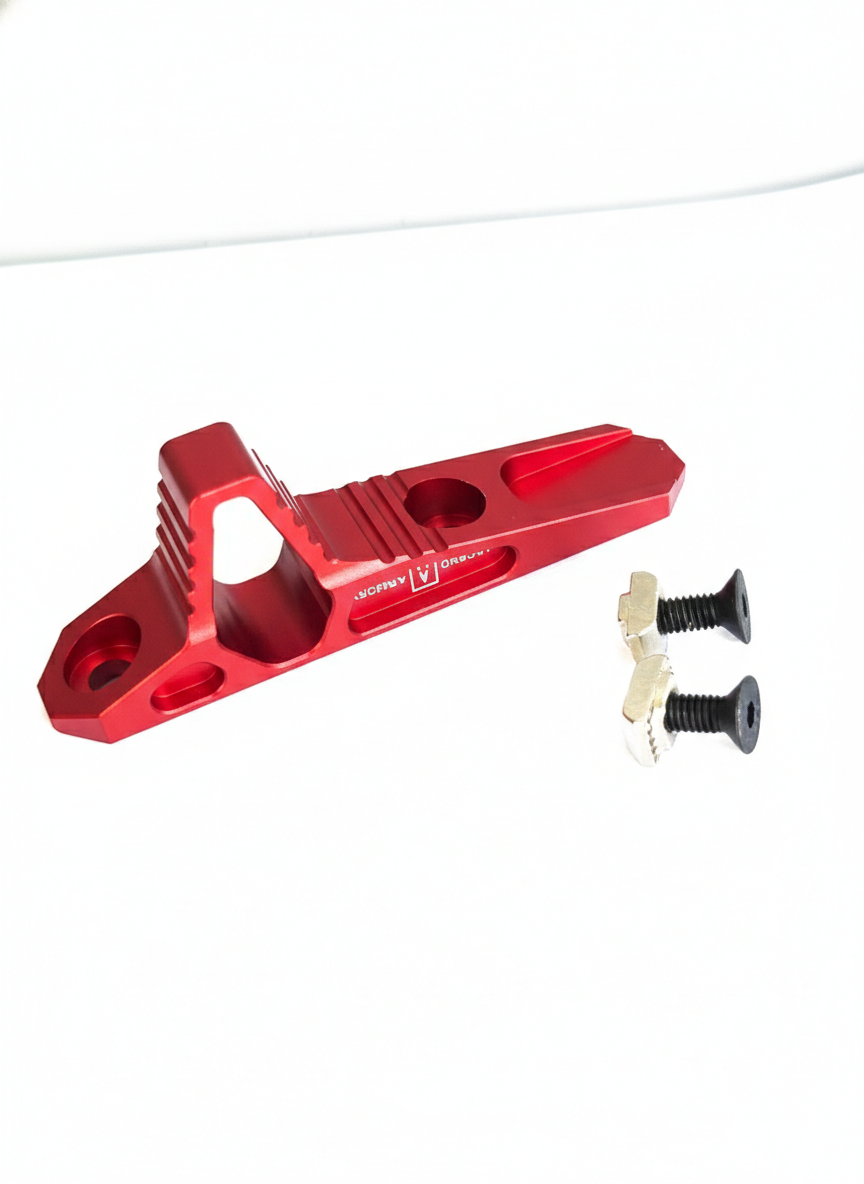 Front Grip Mini handsport para M-Lock/KeyMod Vermelho