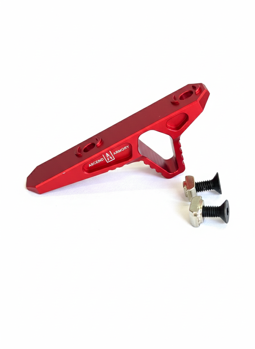 Front Grip Mini handsport para M-Lock/KeyMod Vermelho