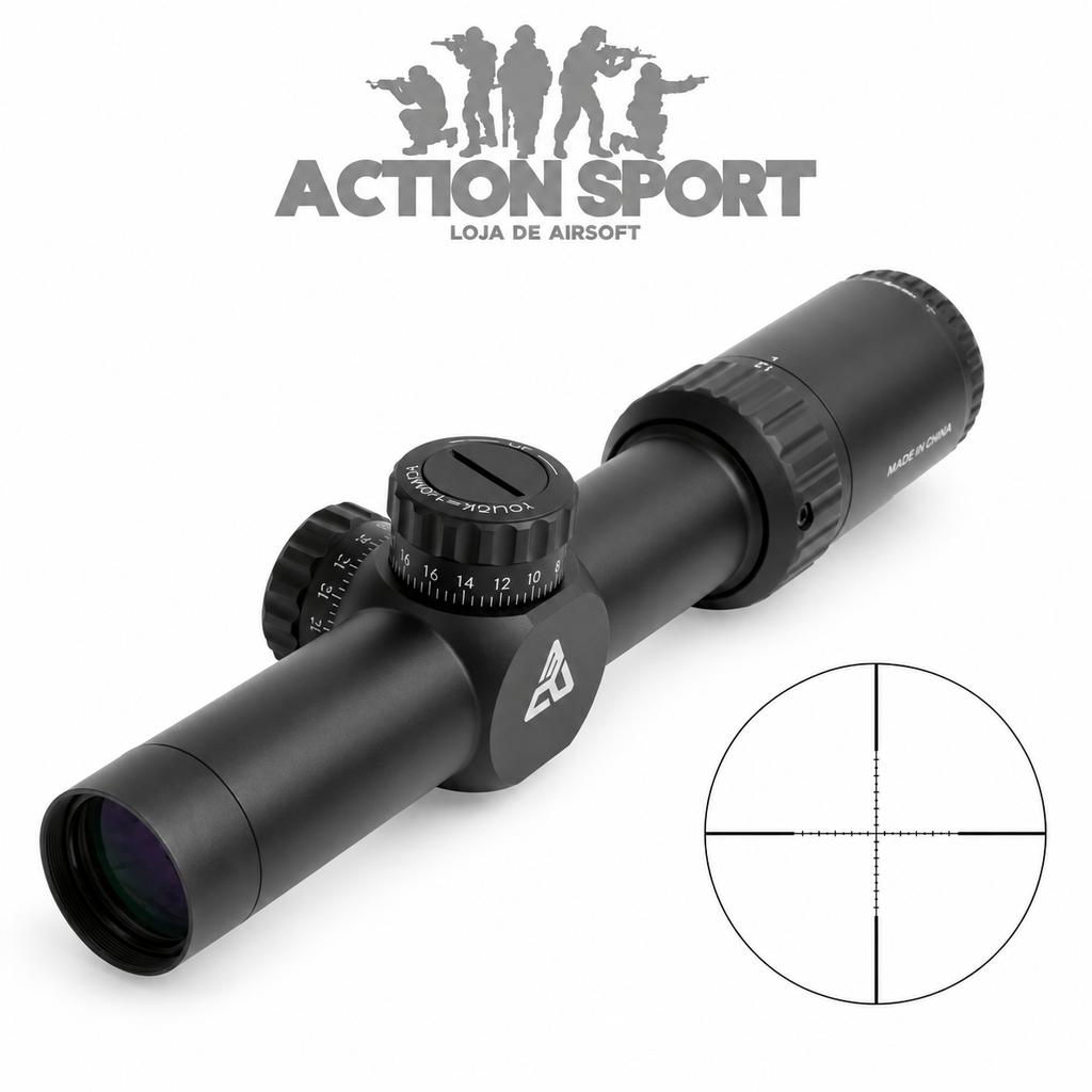 LUNETA REDWIN RYNOX 1.2-6X24 MOA SFP 30MM