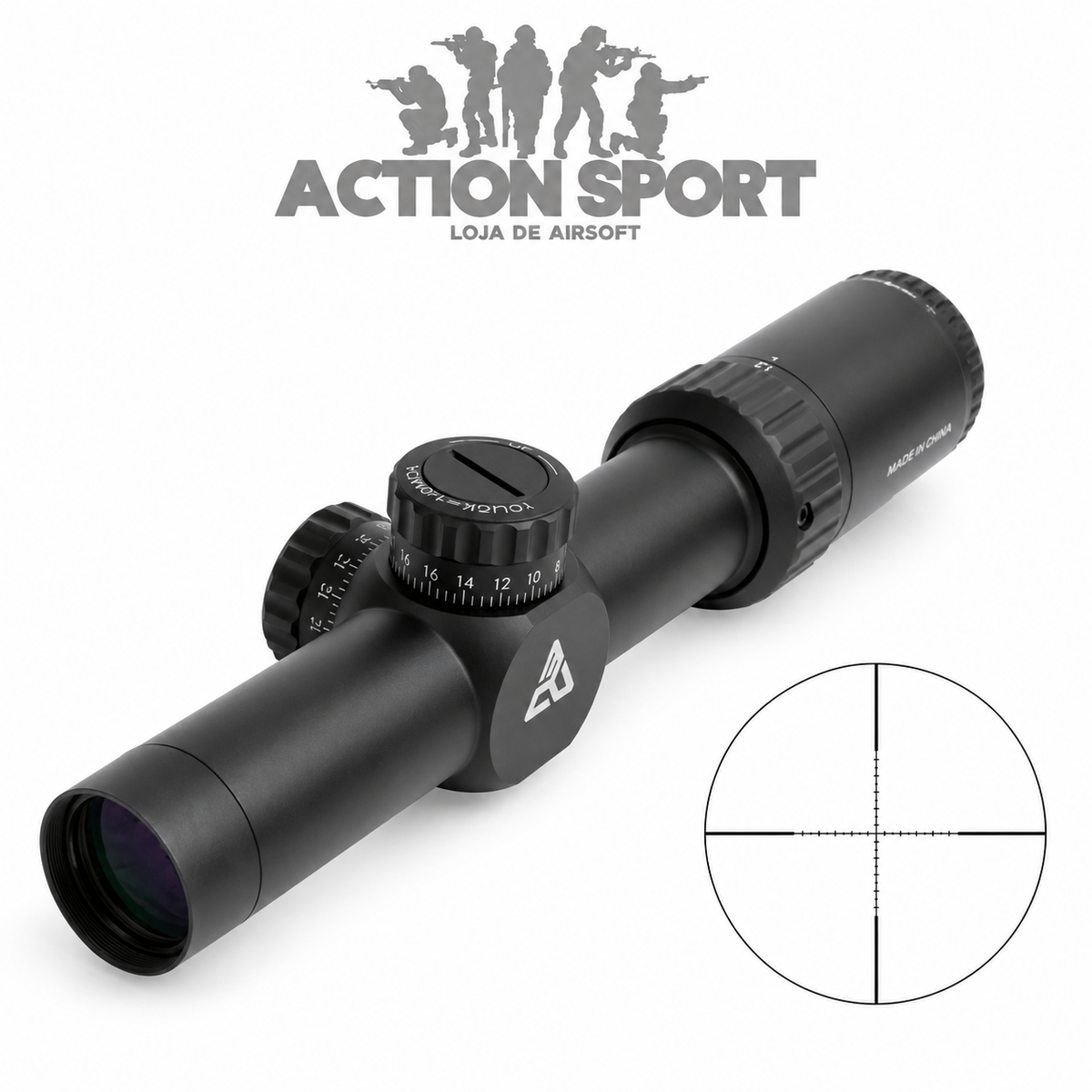 LUNETA REDWIN RYNOX 1.2-6X24 MOA SFP 30MM