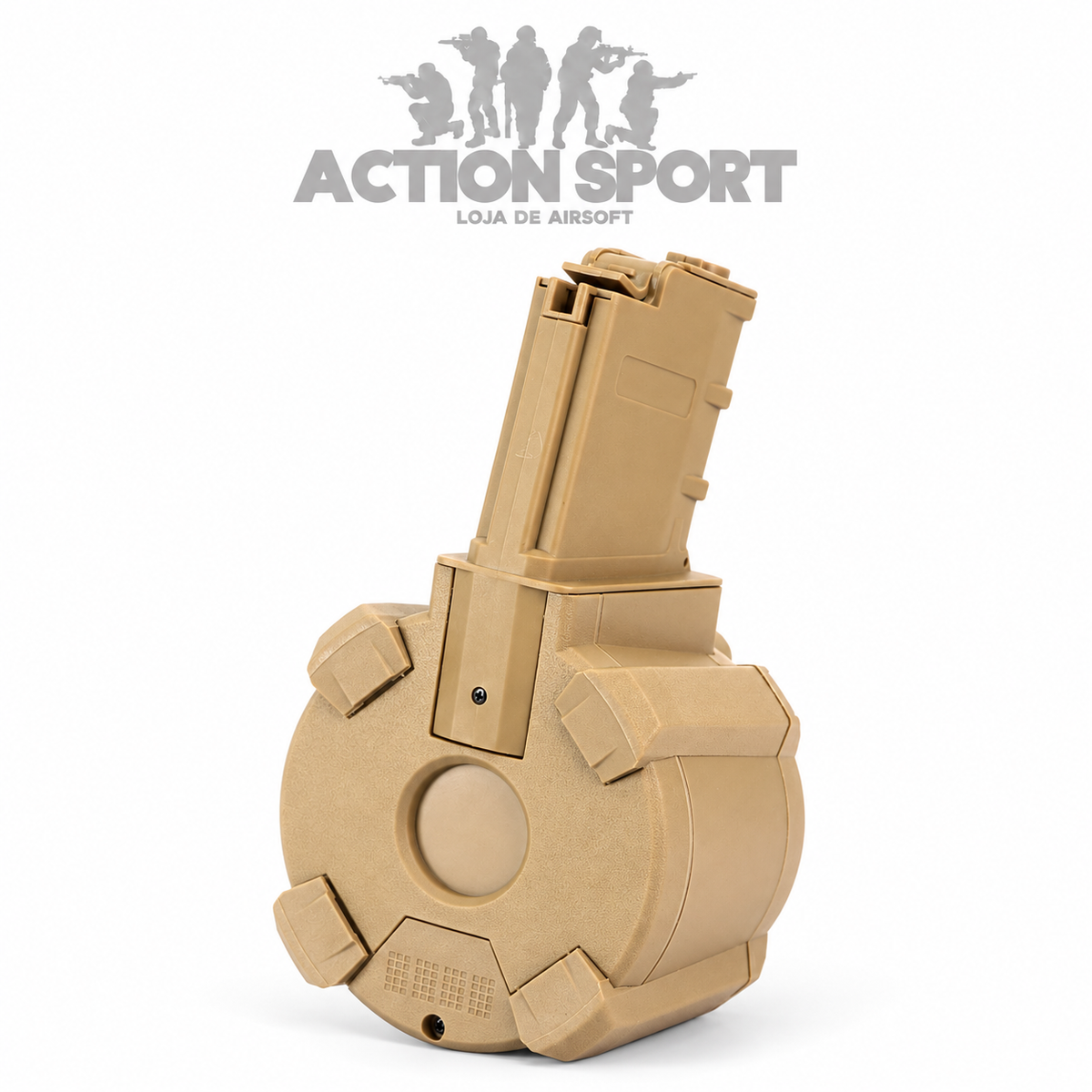 MAGAZINE DRUM A&K PARA MASADA ACM POR SOM 380 RDS (SOB EMCOMENDA)
