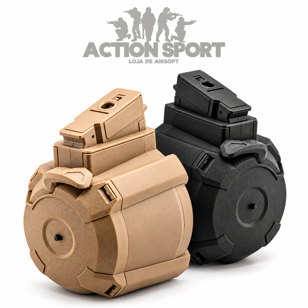 MAGAZINE DRUM A&K PARA AK ACACIONAMENTO POR SOM 1200 RD (SOB ENCOMENDA)