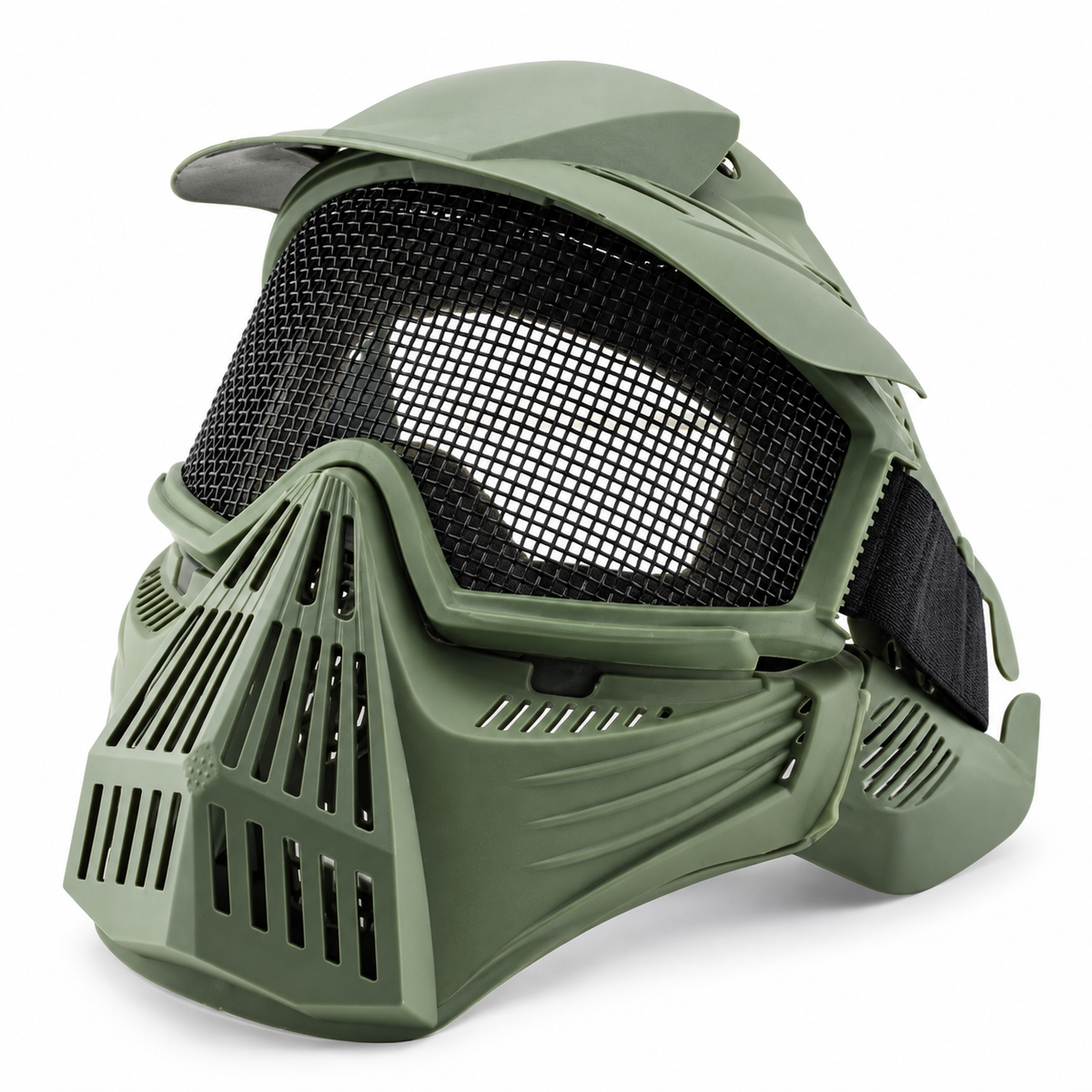 MÁSCARA FULL FACE TRANSFORMERS TELADA VERDE OLIVA WOSPORT