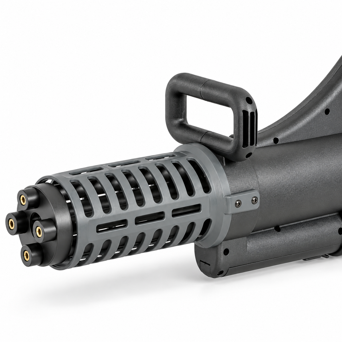 MINIGUN DE AIRSOFT AEG WELLPRO ROTATIVA 4 CANOS PRETA 6MM
