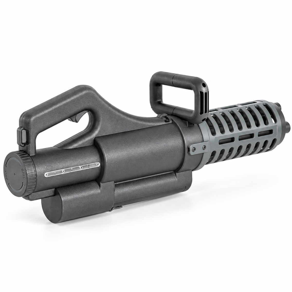 MINIGUN DE AIRSOFT AEG WELLPRO ROTATIVA 4 CANOS PRETA 6MM